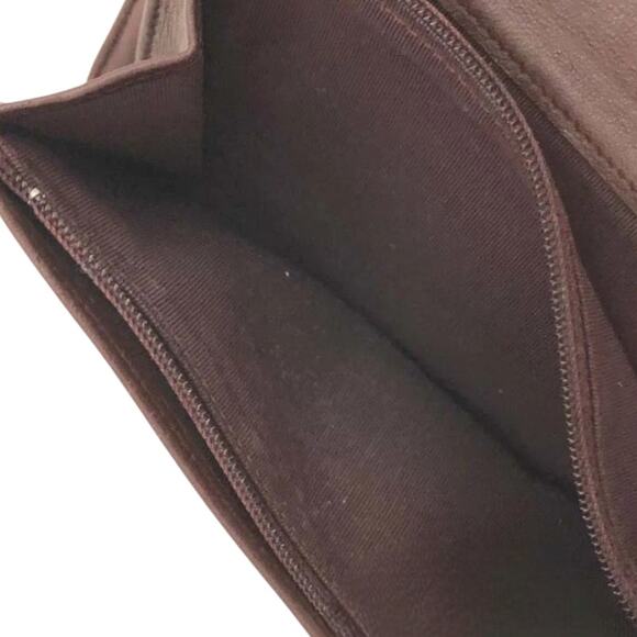 CHANEL Quilted Interlocking CC Logo Black Lambskin Long Wallet SRP: $1600 - Picture 9 of 11